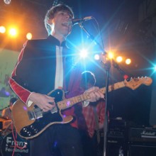 ALEX KAPRANOS: I spissen for Franz Ferdinand - klar for Øyafestivalen.
( )