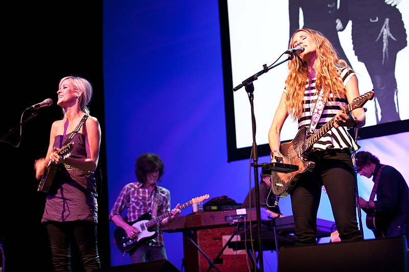 The Chicks, fra 2011 da de fremdeles var Dixie Chicks. Foto: JD Lasica, via Wikipedia Commons. CC BY 2.0