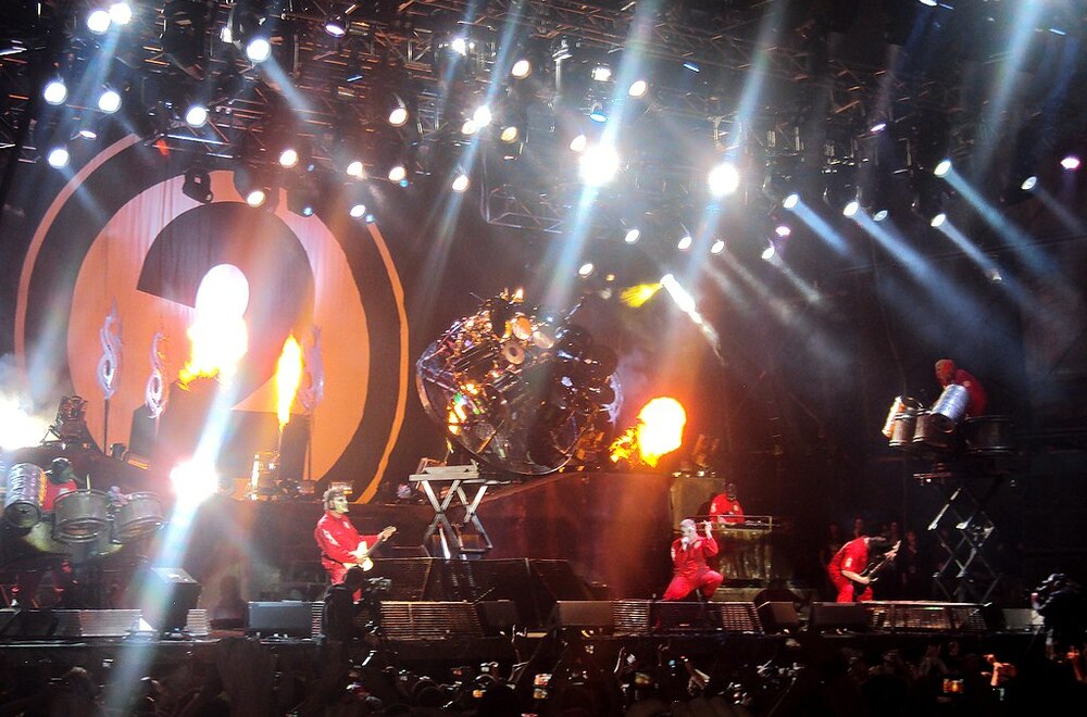 Slipknot, her fra Melbourn, Australia i 2012. Foto: Ls883, via Wikipedia CC BY-SA 3.0