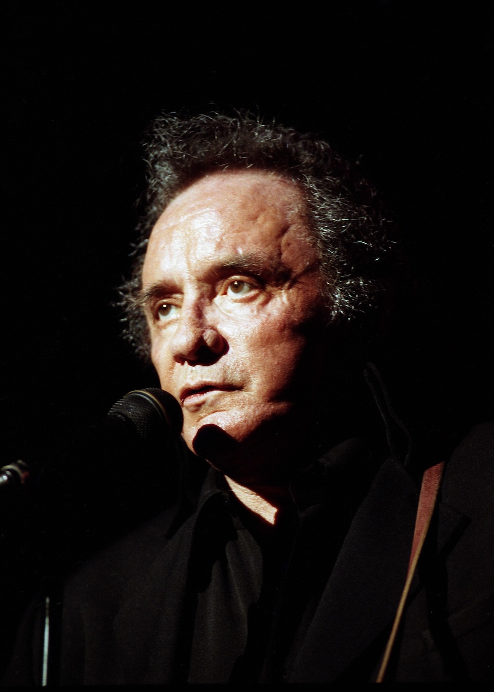 Johnny Cash, Oslo Konserthus 29. august 1992. Foto: Vidar Ruud
