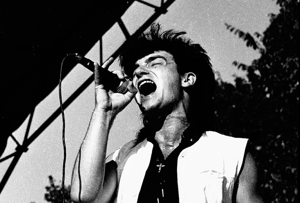 U2 på Kalvøya 1983. Foto: Tom Stalsberg