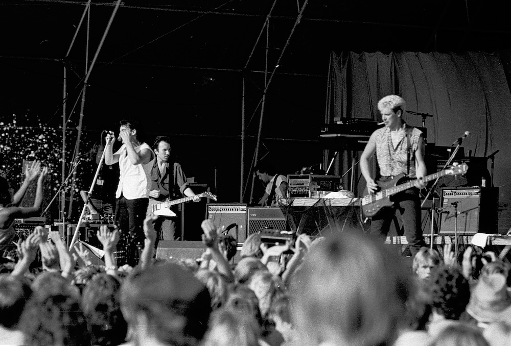 U2 på Kalvøya 1983. Foto: Tom Stalsberg